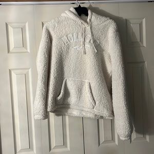So cute and fluffy for winter, Drawstring hoodie.